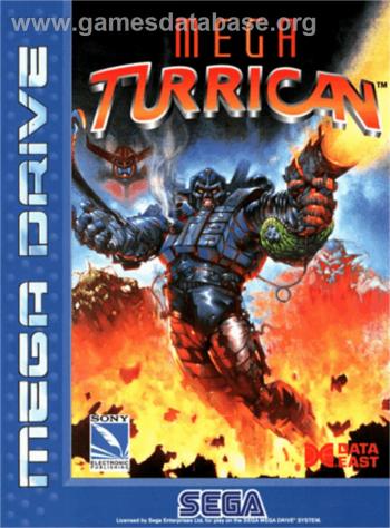 Cover Mega Turrican for Genesis - Mega Drive